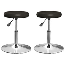 Eetkamerstoelen Kunstleer 2 Zwart