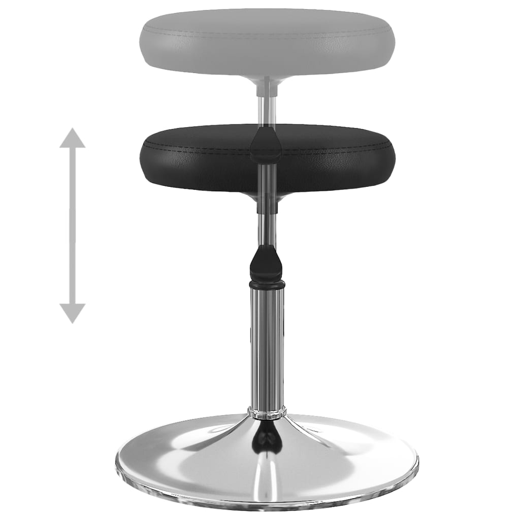 Eetkamerstoelen Kunstleer 2 Zwart