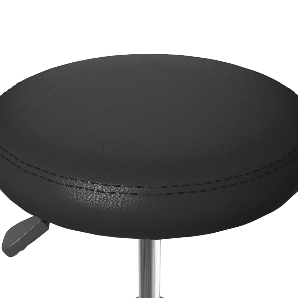 Eetkamerstoelen Kunstleer 2 Zwart