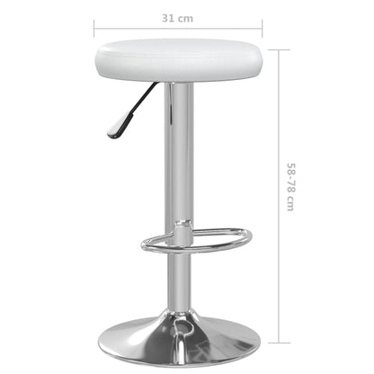 Barstoelen Kunstleer Wit