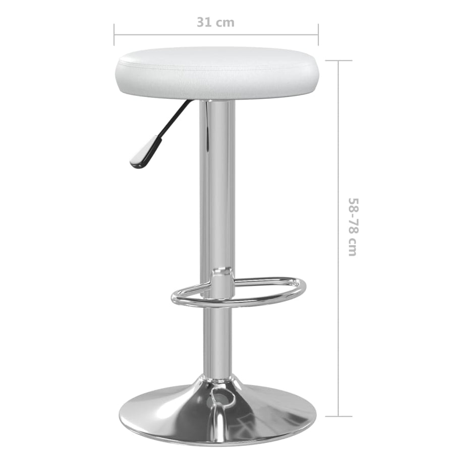 Barstoelen Kunstleer Wit