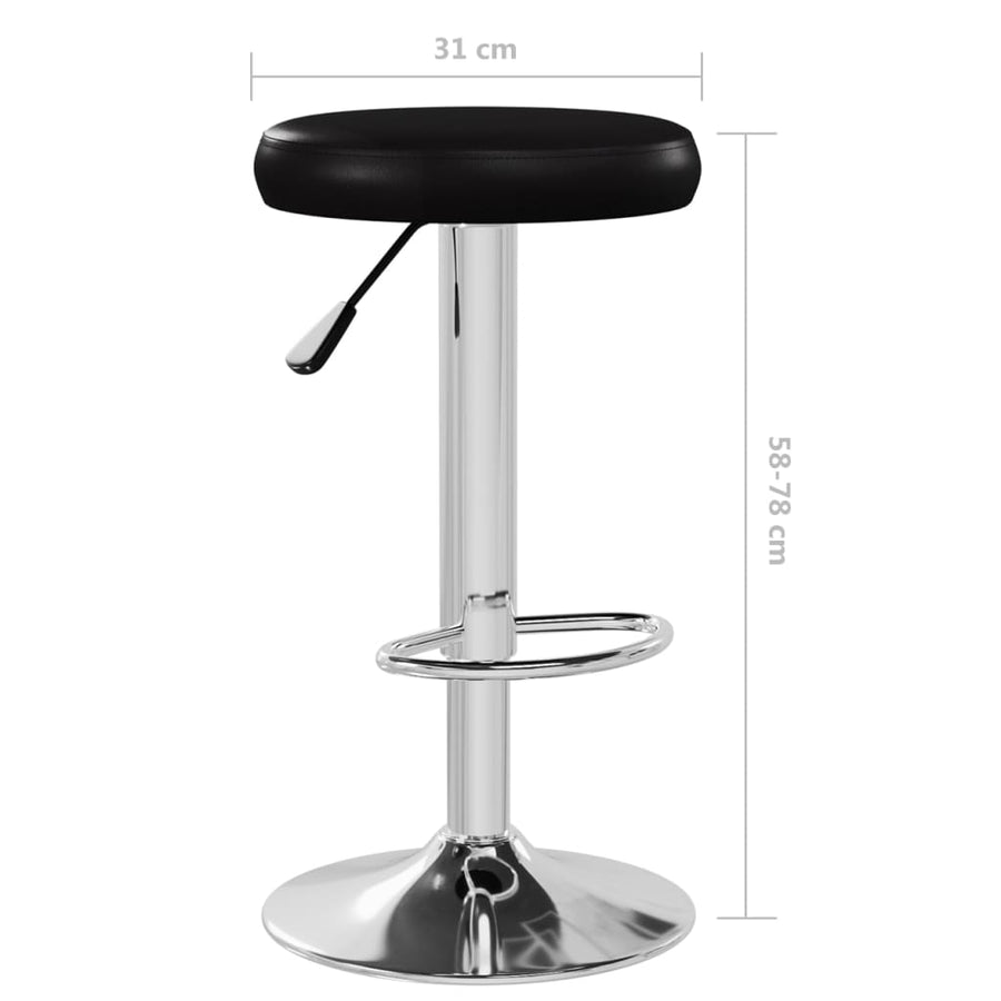 Barstoelen Kunstleer Zwart