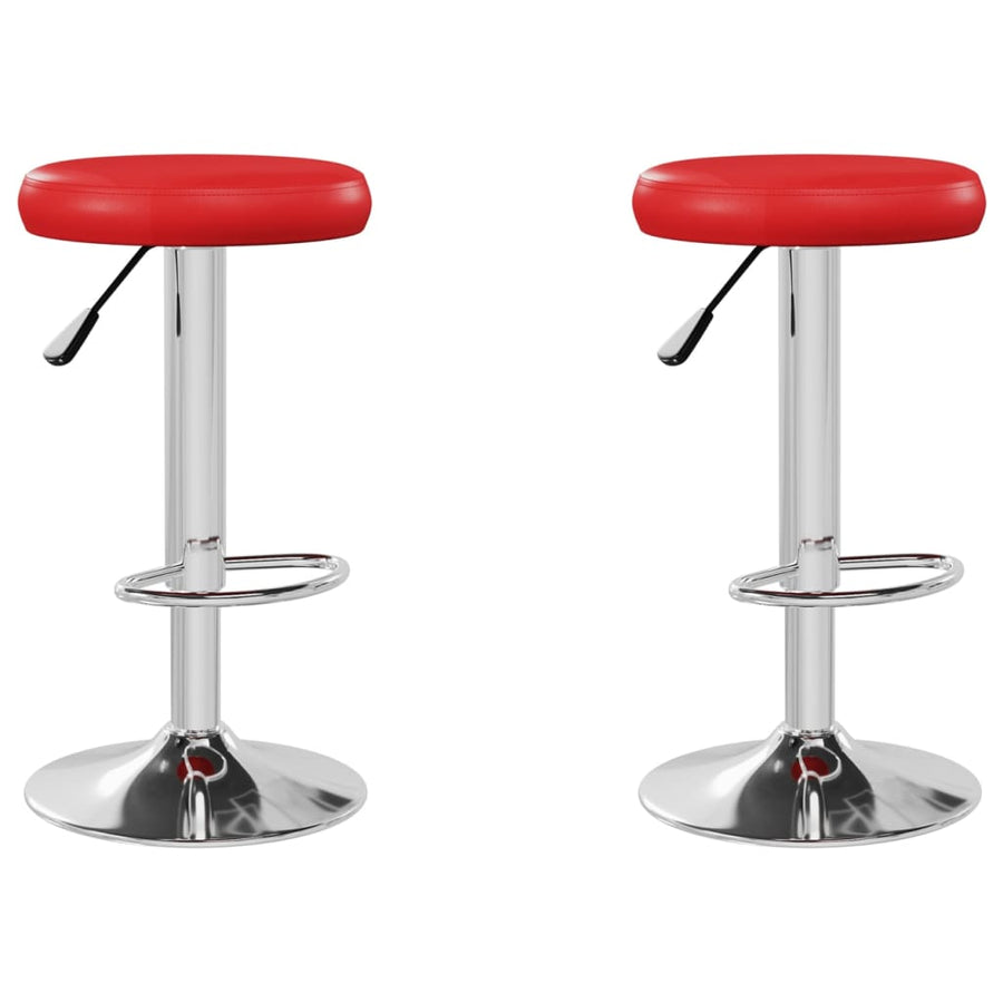 Barstoelen 2 St Kunstleer Rood