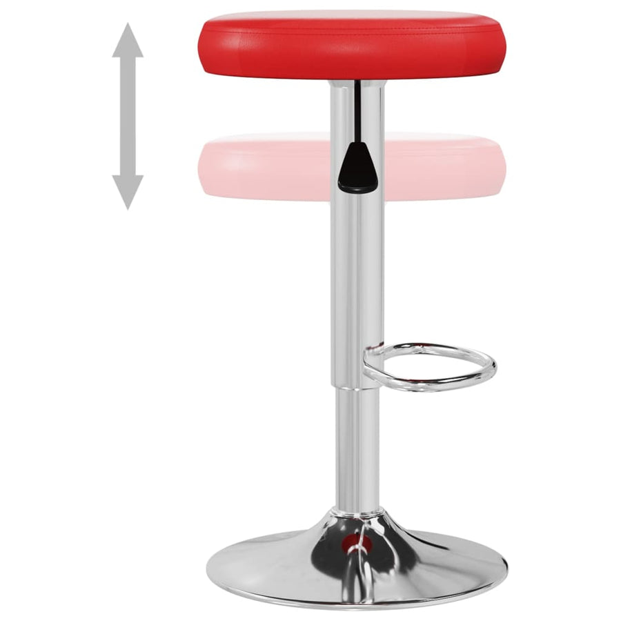 Barstoelen 2 St Kunstleer Rood