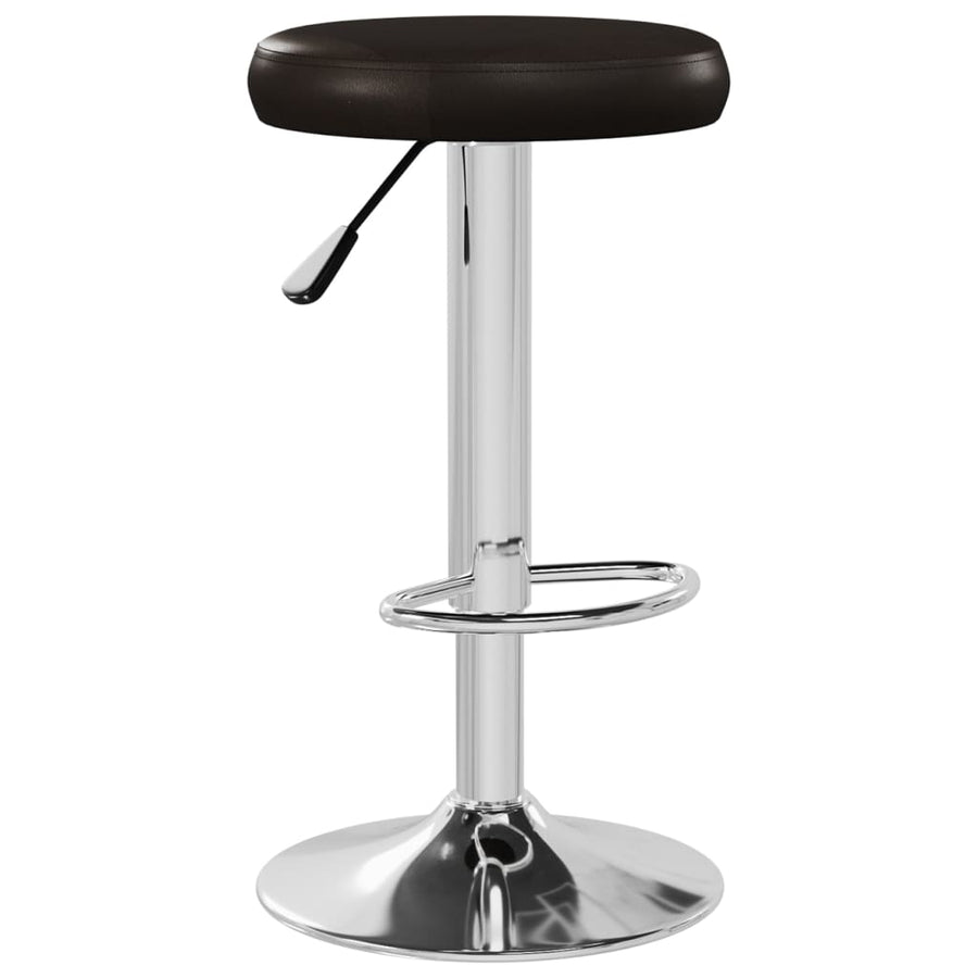 Barstoelen 2 st kunstleer bruin