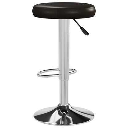 Barstoelen 2 st kunstleer bruin
