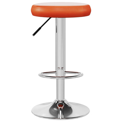 Barkrukken 2 St Kunstleer Oranje