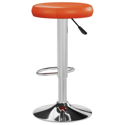 Barkrukken 2 St Kunstleer Oranje