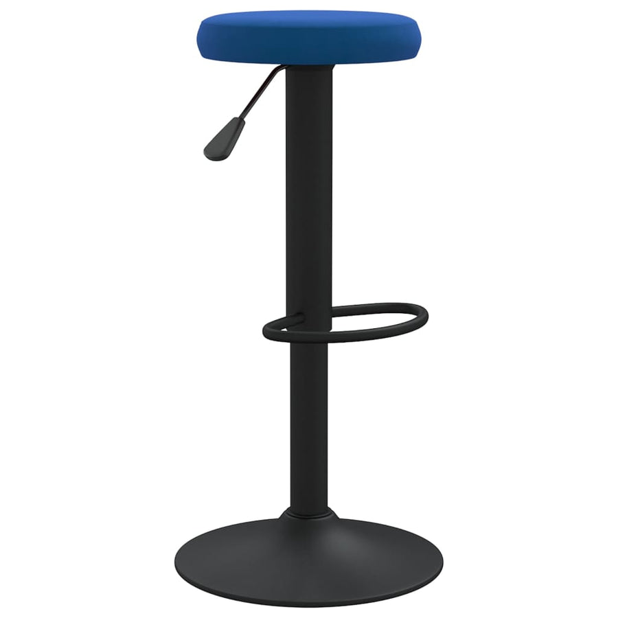 Barkrukken 2 St Fluweel Blauw