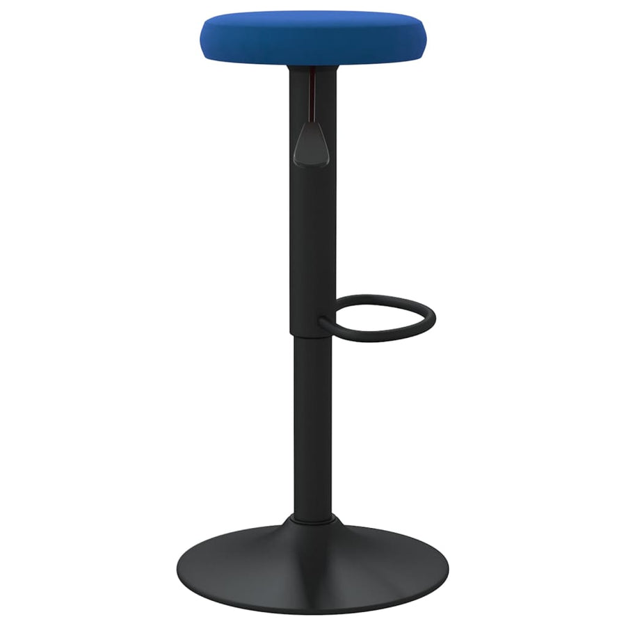Barkrukken 2 St Fluweel Blauw