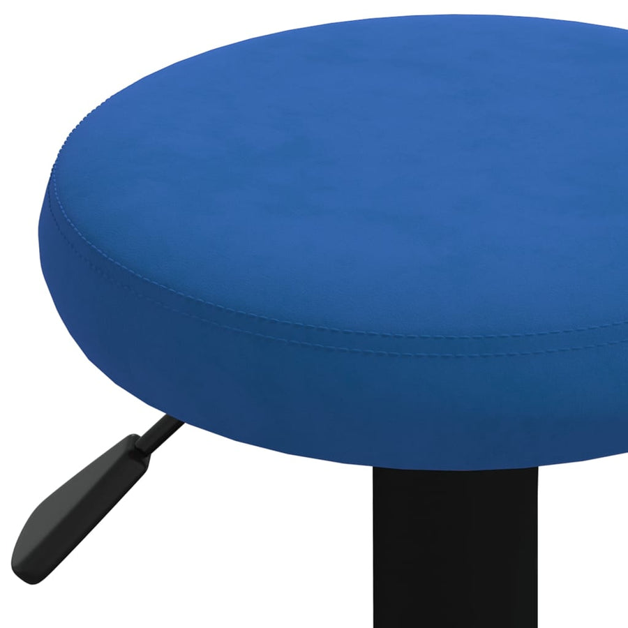 Barkrukken 2 St Fluweel Blauw