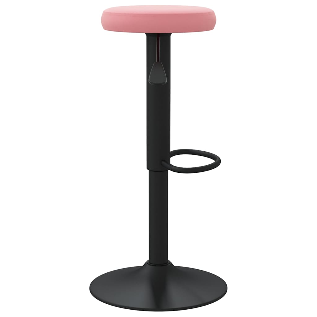 Barkrukken 2 St Fluweel Roze