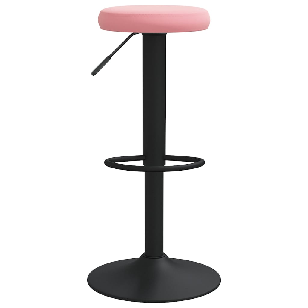Barkrukken 2 St Fluweel Roze