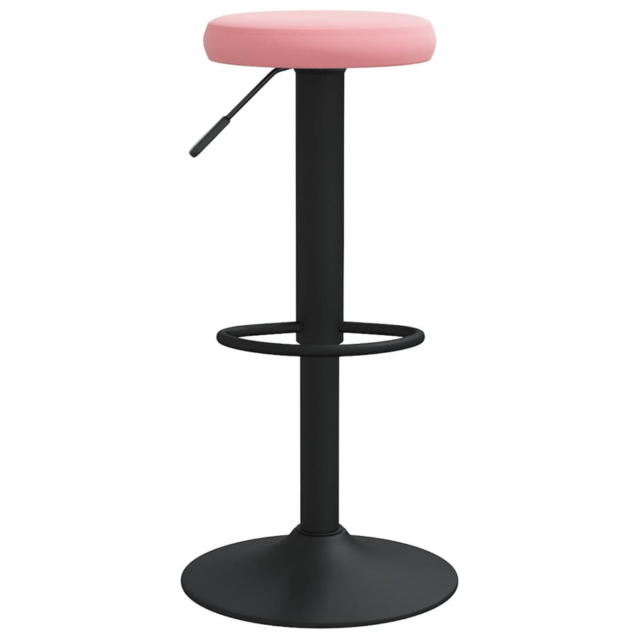 Barkrukken 2 St Fluweel Roze