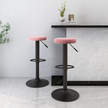 Barkrukken 2 St Fluweel Roze