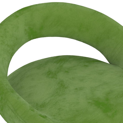 Barkrukken 2 st fluweel lichtgroen