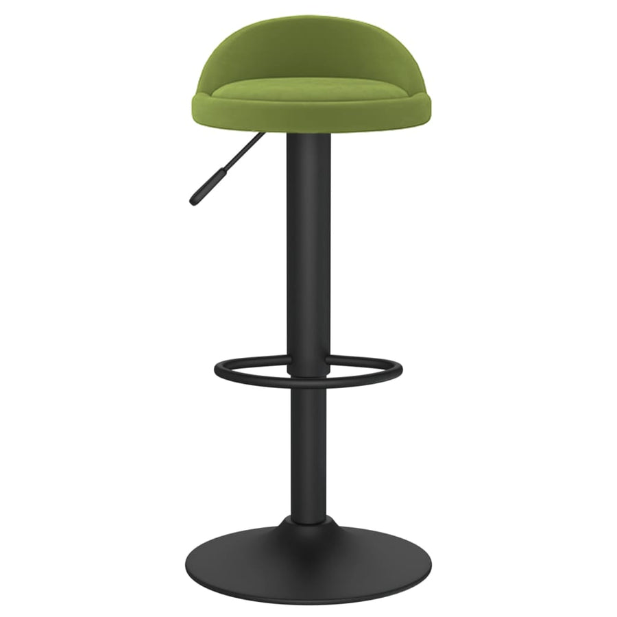 Barkruk Fluweel Lichtgroen 1