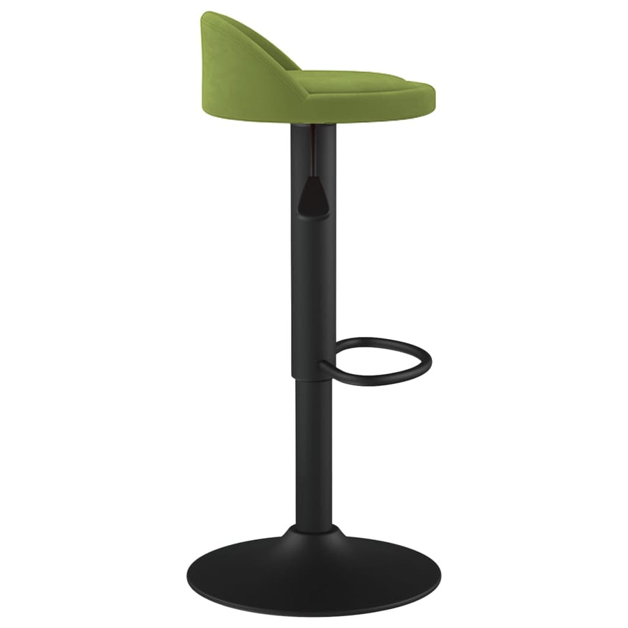 Barkruk Fluweel Lichtgroen 1