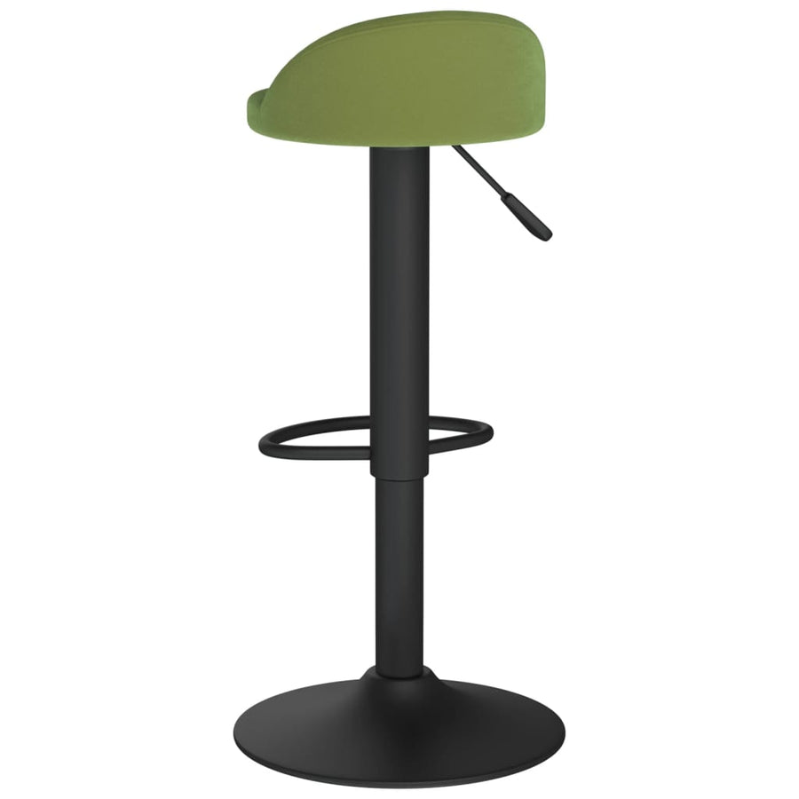 Barkruk Fluweel Lichtgroen 1