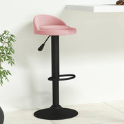 Bar stool velvet pink