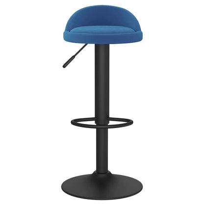 Barkrukken 2 St Fluweel Blauw