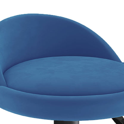 Barkrukken 2 St Fluweel Blauw