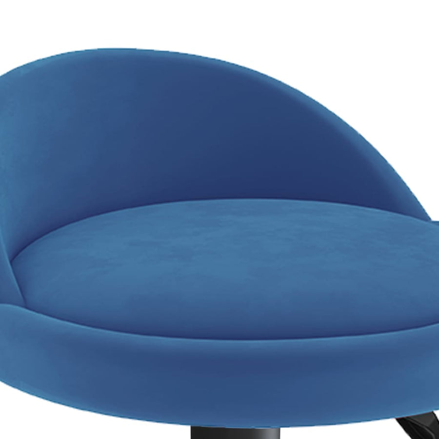 Barkrukken 2 St Fluweel Blauw