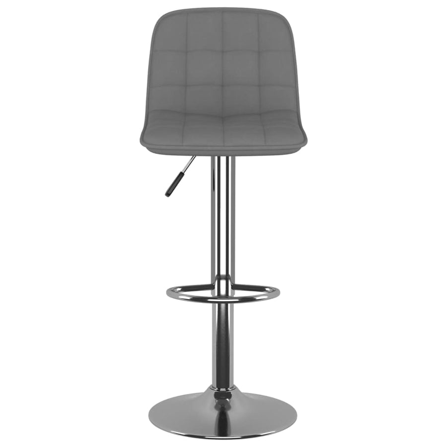 Barkrukken 2 St Stof Lichtgrijs