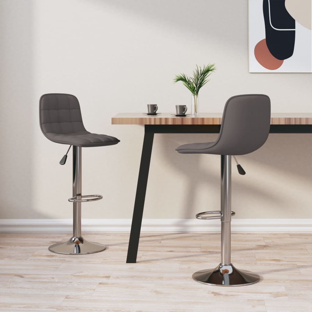 Barkrukken 2 St Stof Taupe