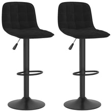 Barkrukken Fluweel Zwart