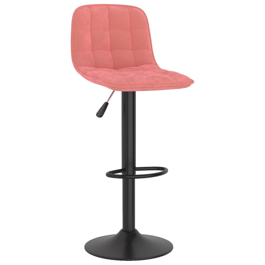 Barkrukken 2 St Fluweel Roze