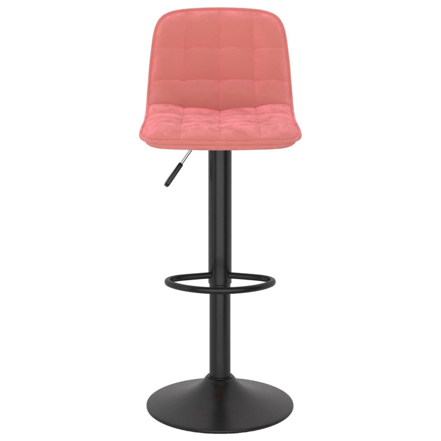 Barkrukken 2 St Fluweel Roze