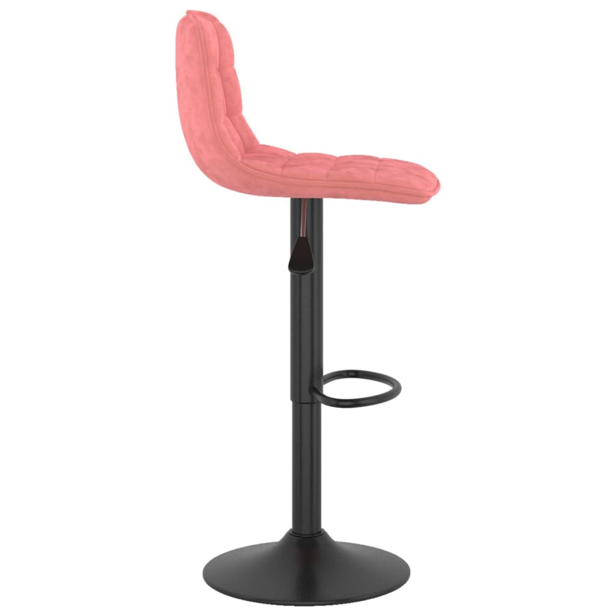 Barkrukken 2 St Fluweel Roze