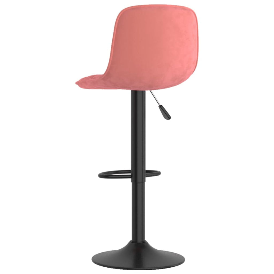 Barkrukken 2 St Fluweel Roze