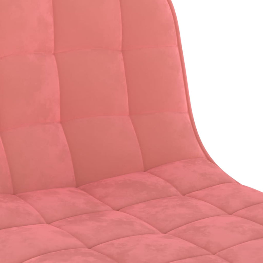 Barkrukken 2 St Fluweel Roze
