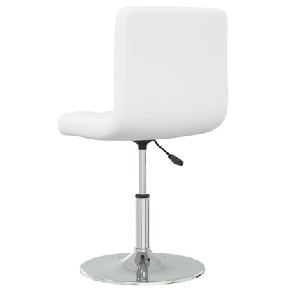 Eetkamerstoelen 2 St Kunstleer Wit