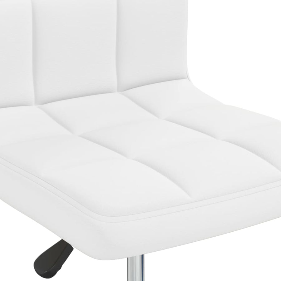 Eetkamerstoelen 2 St Kunstleer Wit