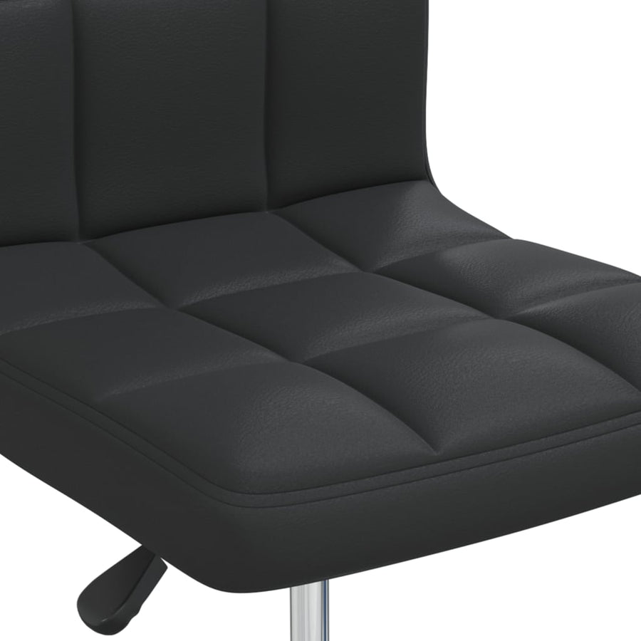 Eetkamerstoelen 2 St Kunstleer Zwart