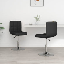 Eetkamerstoelen 2 St Kunstleer Zwart