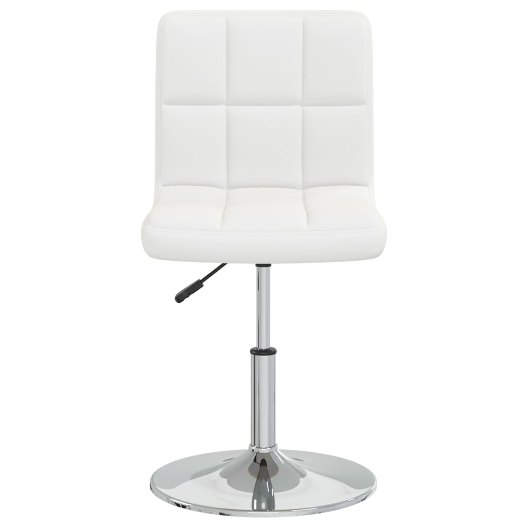 Eetkamerstoelen 4 St Kunstleer Wit