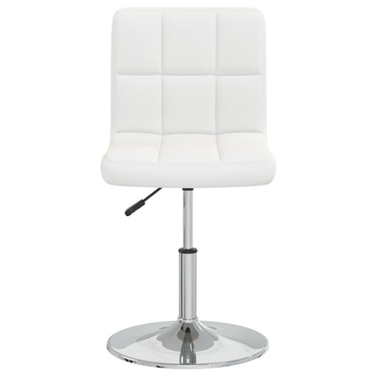 Eetkamerstoelen 4 St Kunstleer Wit