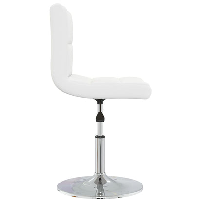 Eetkamerstoelen 4 St Kunstleer Wit