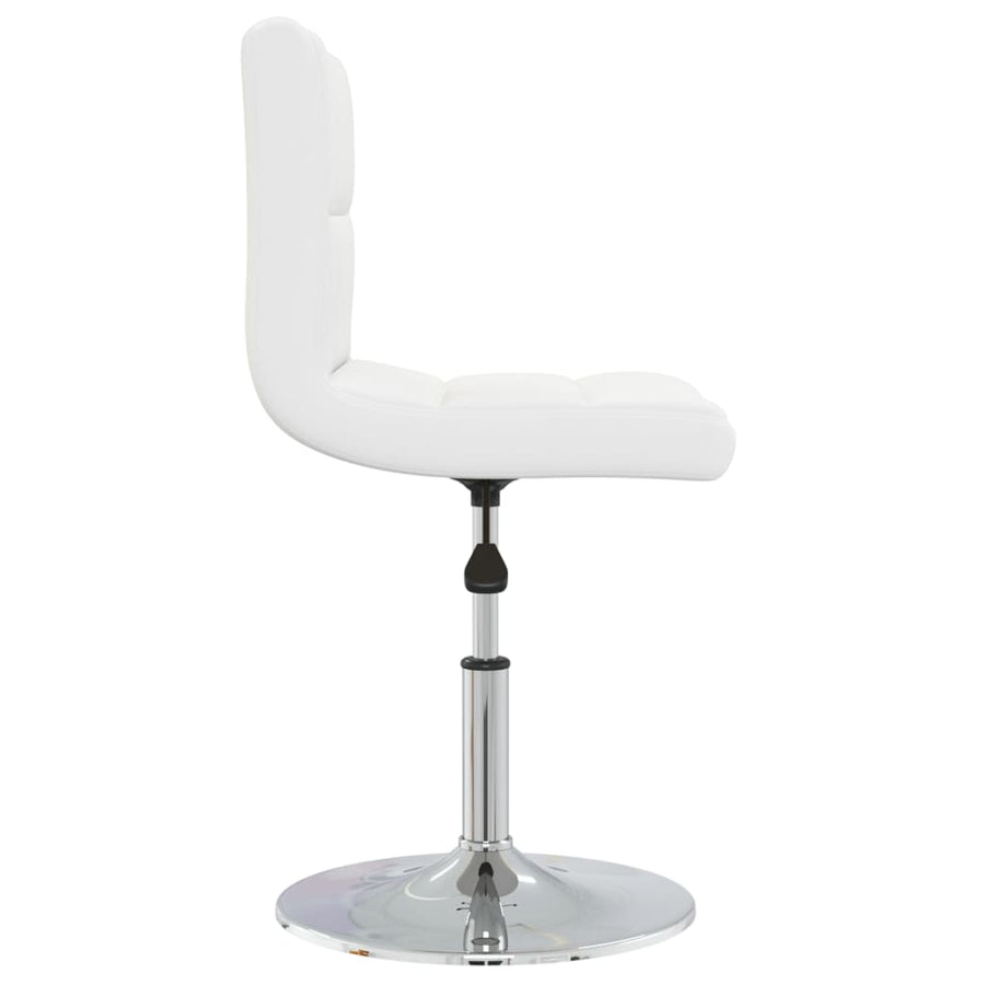 Eetkamerstoelen 4 St Kunstleer Wit