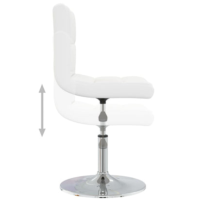 Eetkamerstoelen 4 St Kunstleer Wit