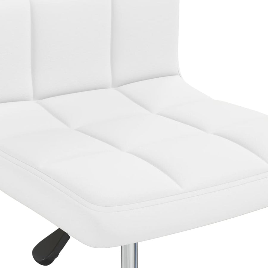 Eetkamerstoelen 4 St Kunstleer Wit