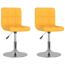 Eetkamerstoelen Draaibaar 2 St Stof Geel