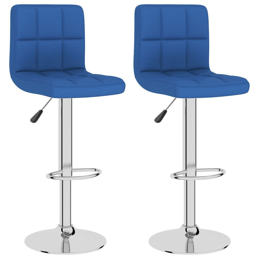 Barkrukken Stof Blauw
