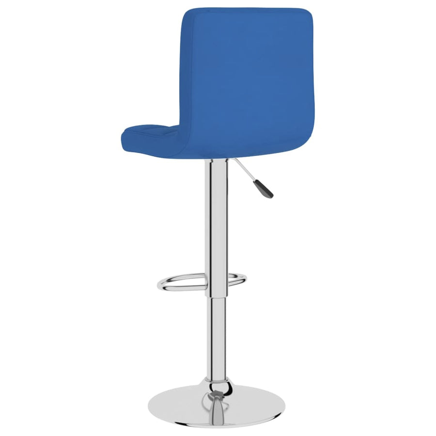 Barkrukken Stof Blauw
