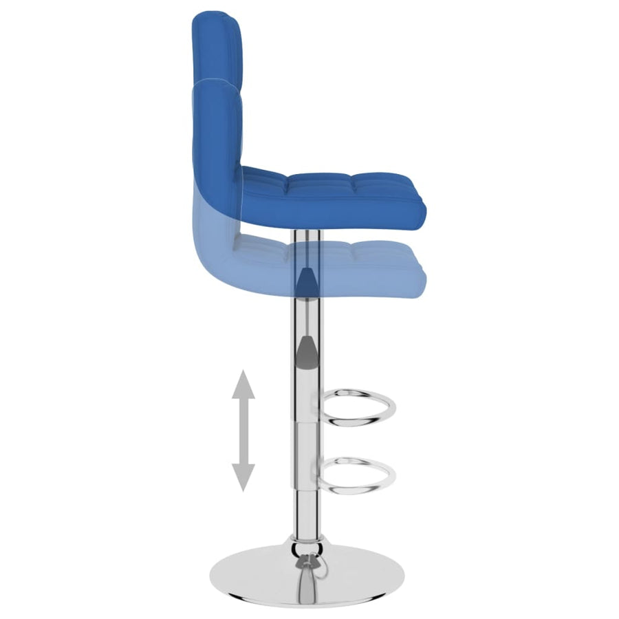 Barkrukken Stof Blauw