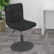 Bar stool swivel velvet black